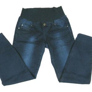 Thyme Maternity Jeans Stretch Cotton Blend Stretch Panel Pull-On Women's Size M